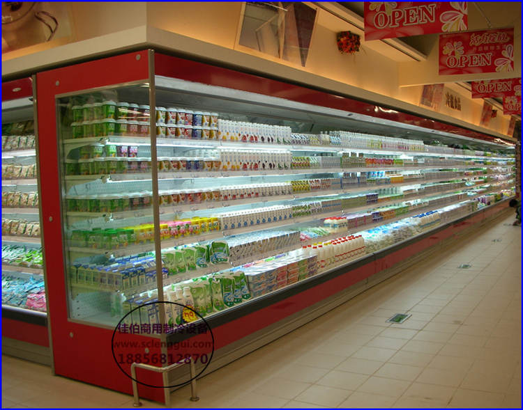 超市生鲜冷藏展示柜，海鲜保鲜柜，海鲜冷冻展示冰台产品大图